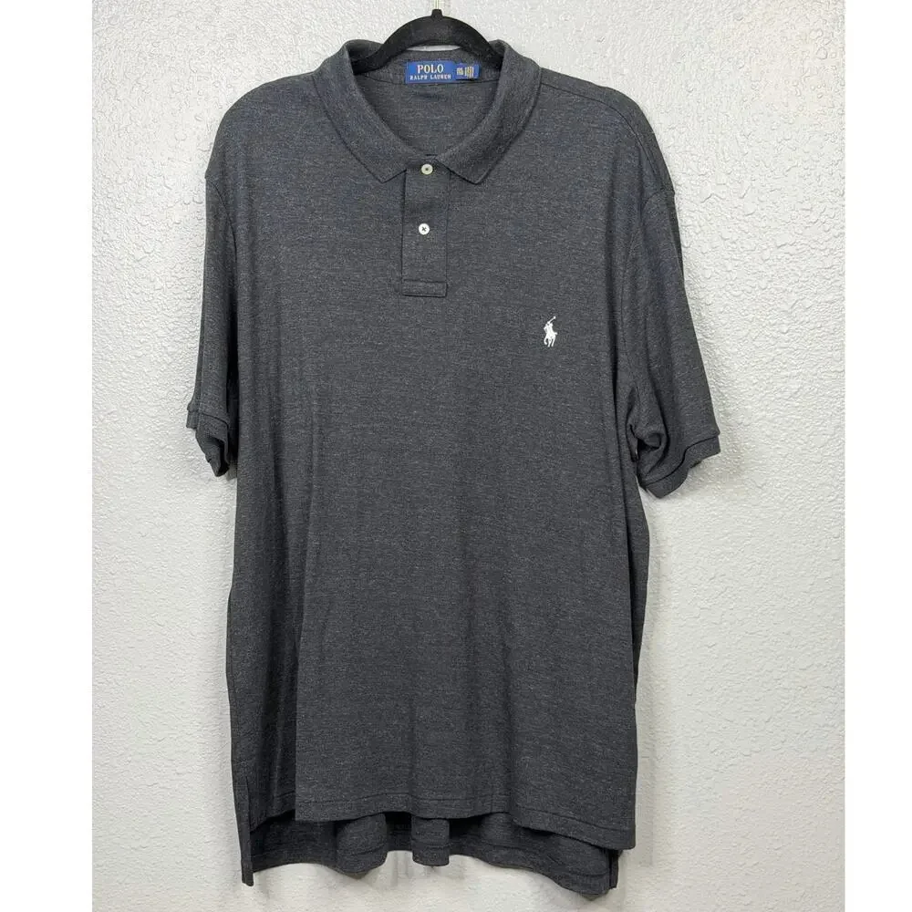 Polo Ralph Lauren Men’s Grey Polo Shirt / Size-XXL TTG